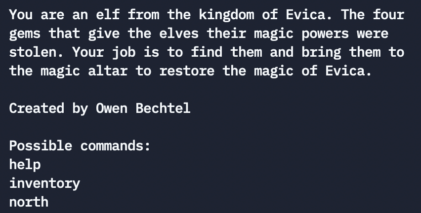 Evica Text Adventure image